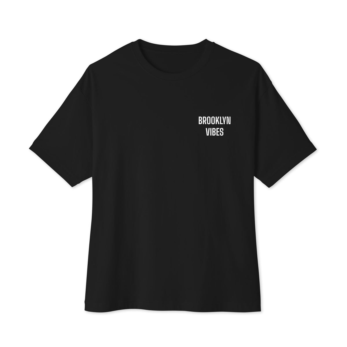 PROSPECT PARK tee — front with small BROOKLYN VIBES chest mark